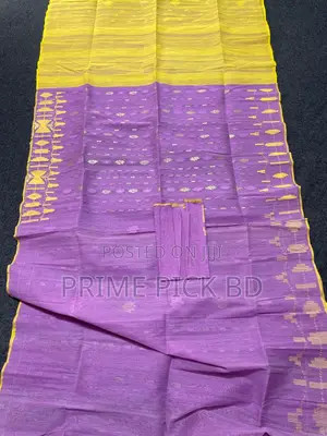 Premium Half Silk Jamdani Saree – Count 40