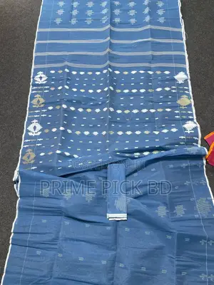 Premium Half Silk Jamdani Saree – Count 40