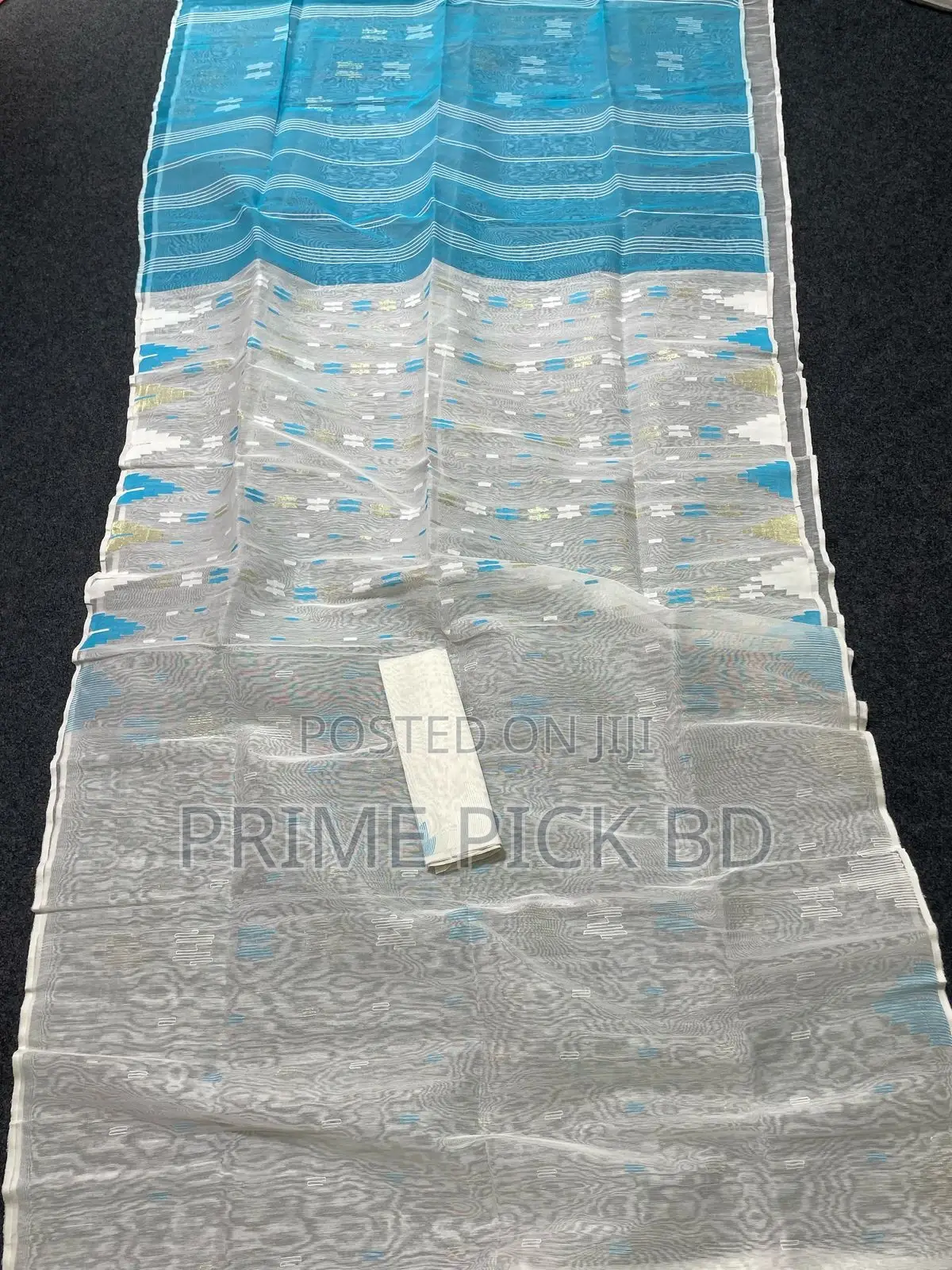 Premium Half Silk Jamdani Saree – Count 40