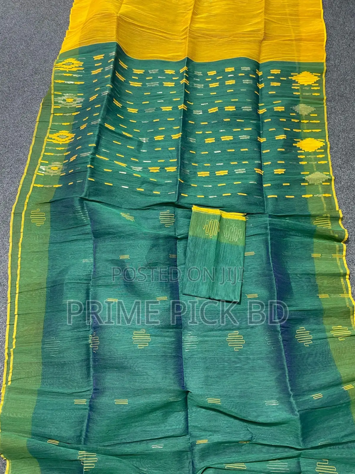 Premium Half Silk Jamdani Saree – Count 40