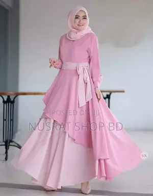 Dubai Cherry Borka With Hijab