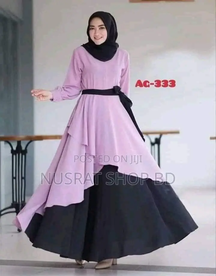 Dubai Cherry Borka With Hijab