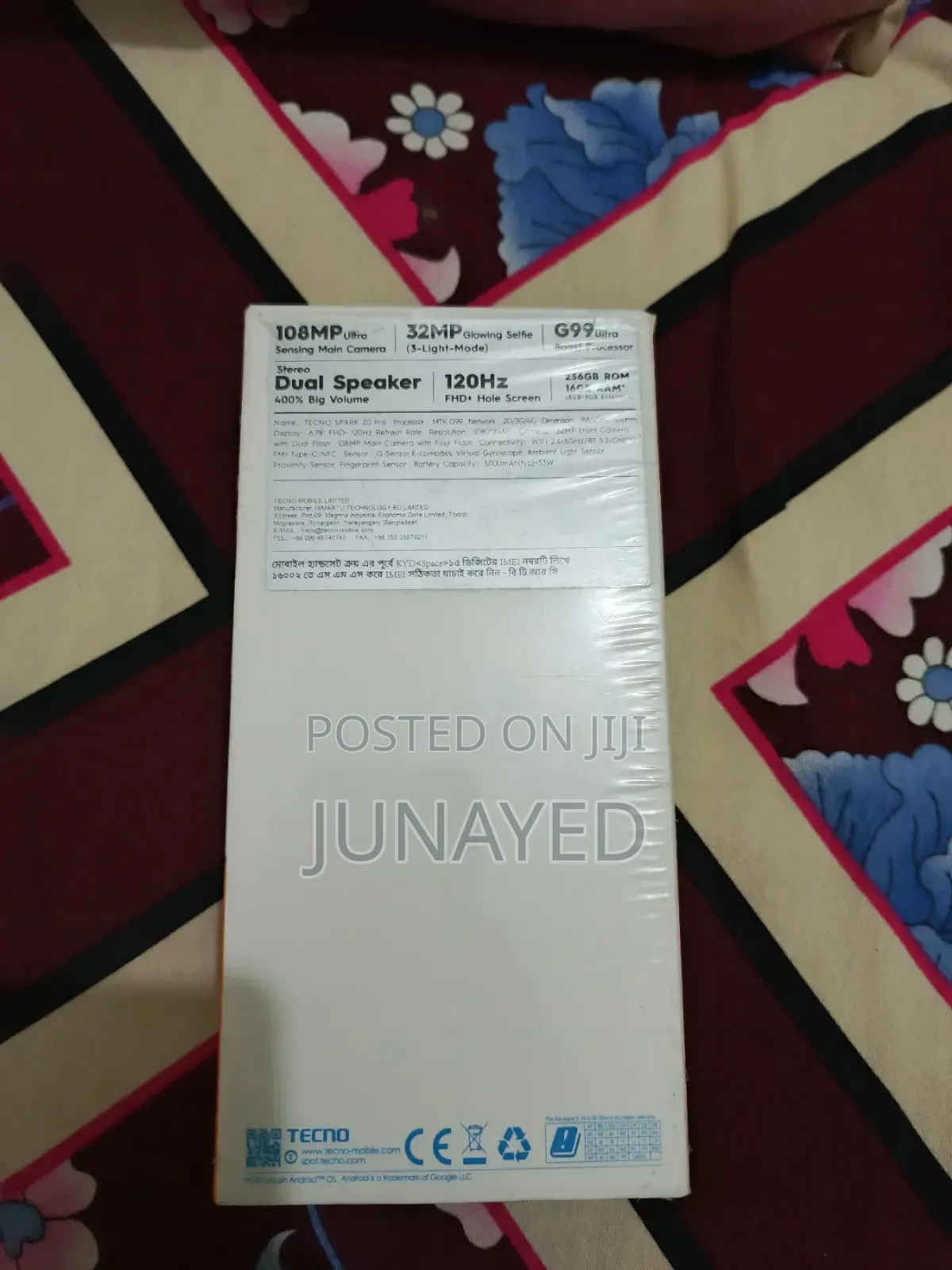 Tecno Spark 20 Pro 256 GB Black