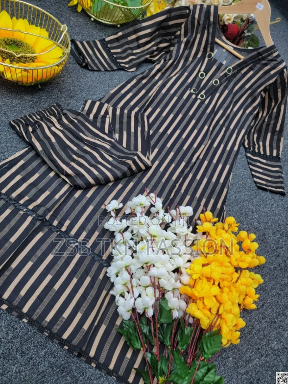 Printed Cotton Co-Ord Set Pior Cotton