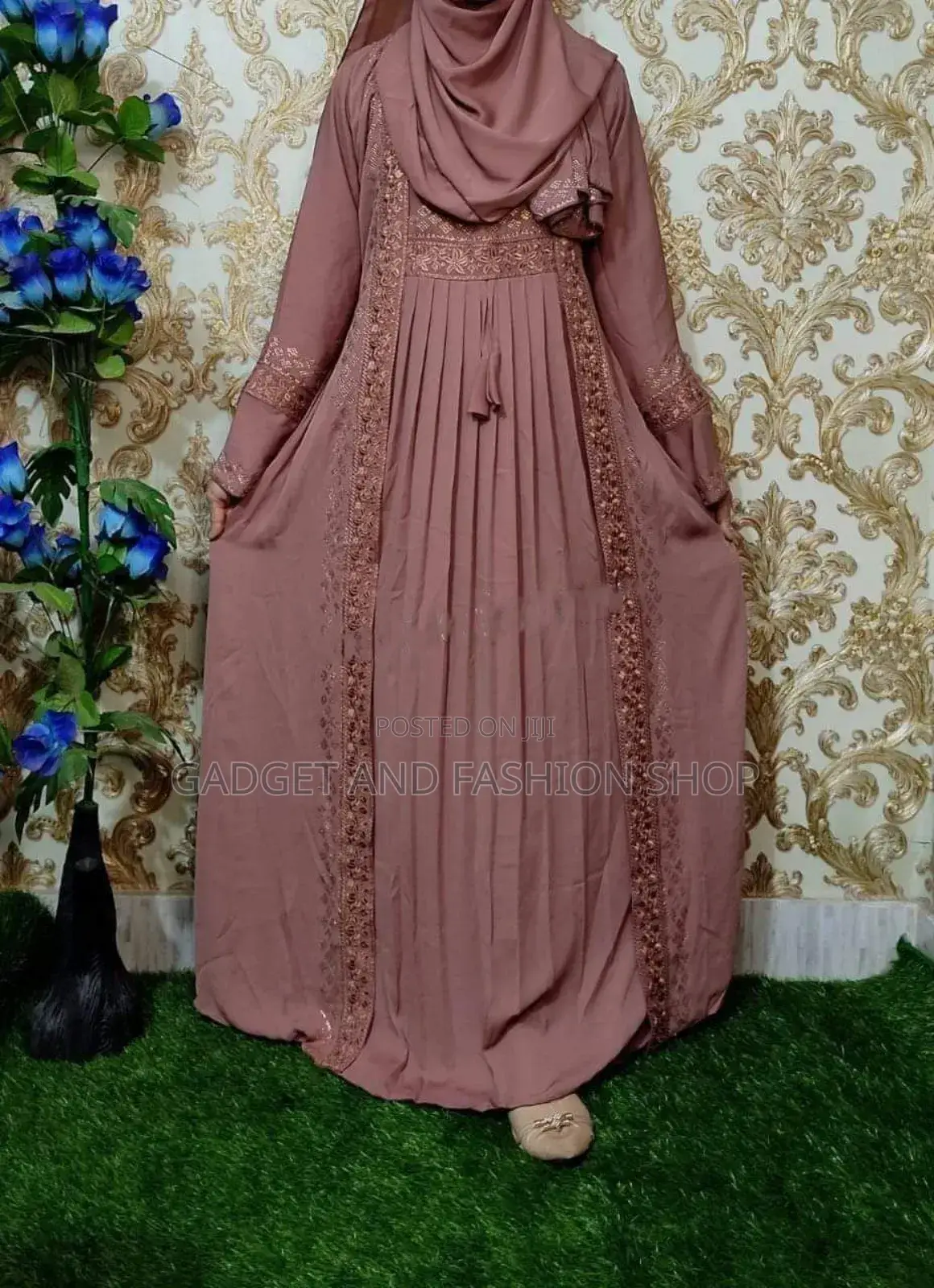 Koti Stone Work Burkha With Hijab