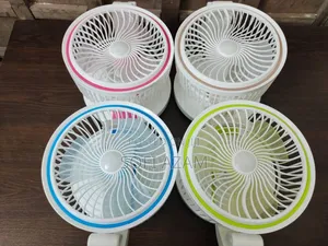 Rechargeable Folding Fan With Led Light (Lr Fan)