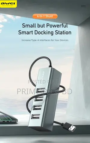 Awei Cl-122t Type-C Usb 2.0 Extender Docking Station