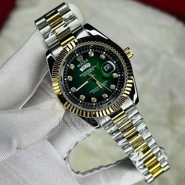 Rolex Men’S Quartz Stainless Steel Watch – Elegant Durable