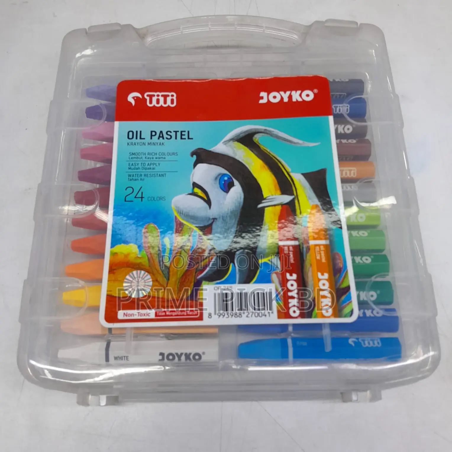 Joytiti Oil Pastel 24 Color Set – Smooth, Non-Toxic