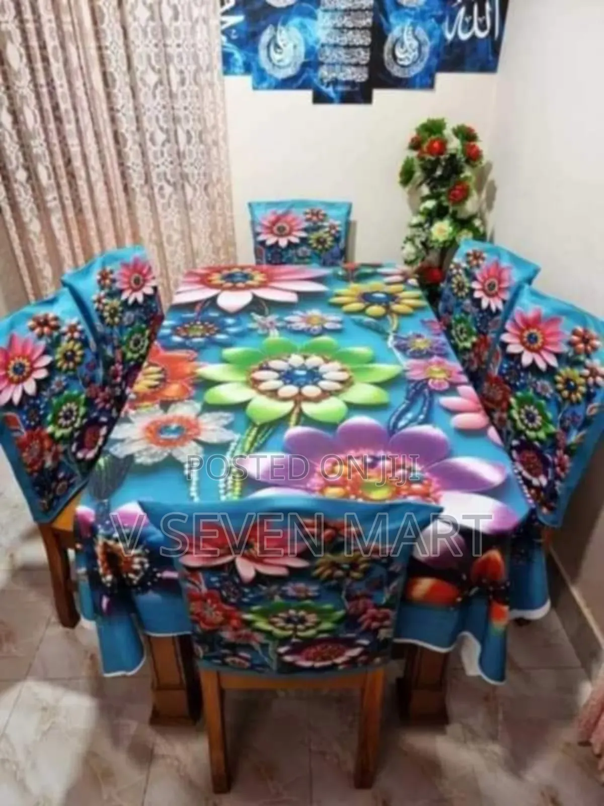 China Premium 3d Print Table Cloth Set