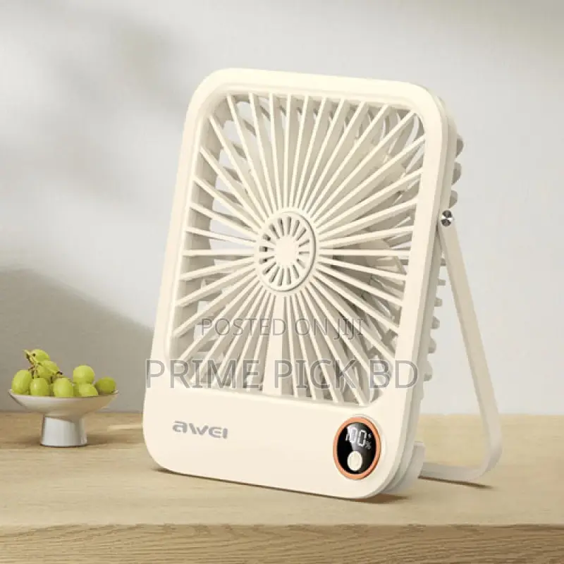 Awei F33 Thin Desktop Fan – Ultra-Quiet, Space-Saving