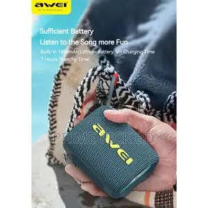 Awei Y382 Portable Bluetooth Speaker – Ipx7 Waterproof