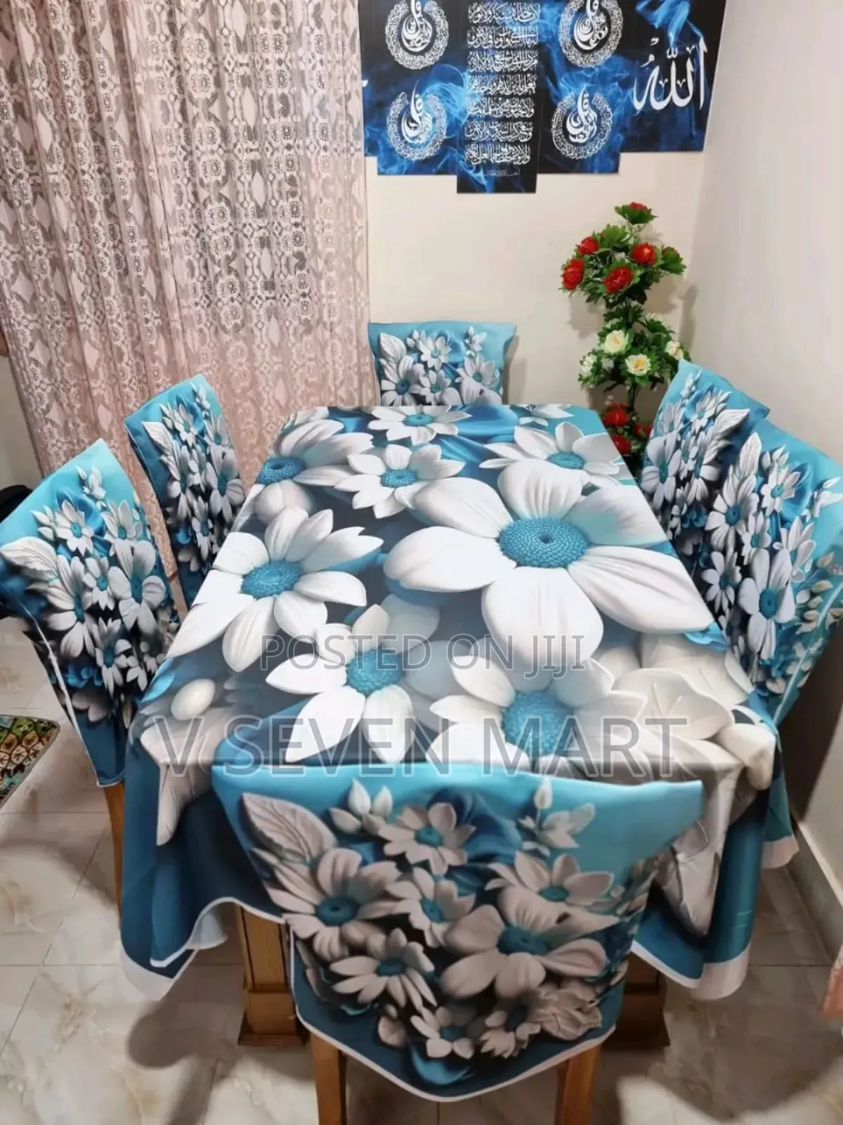China Premium 3d Print Table Cloth Set