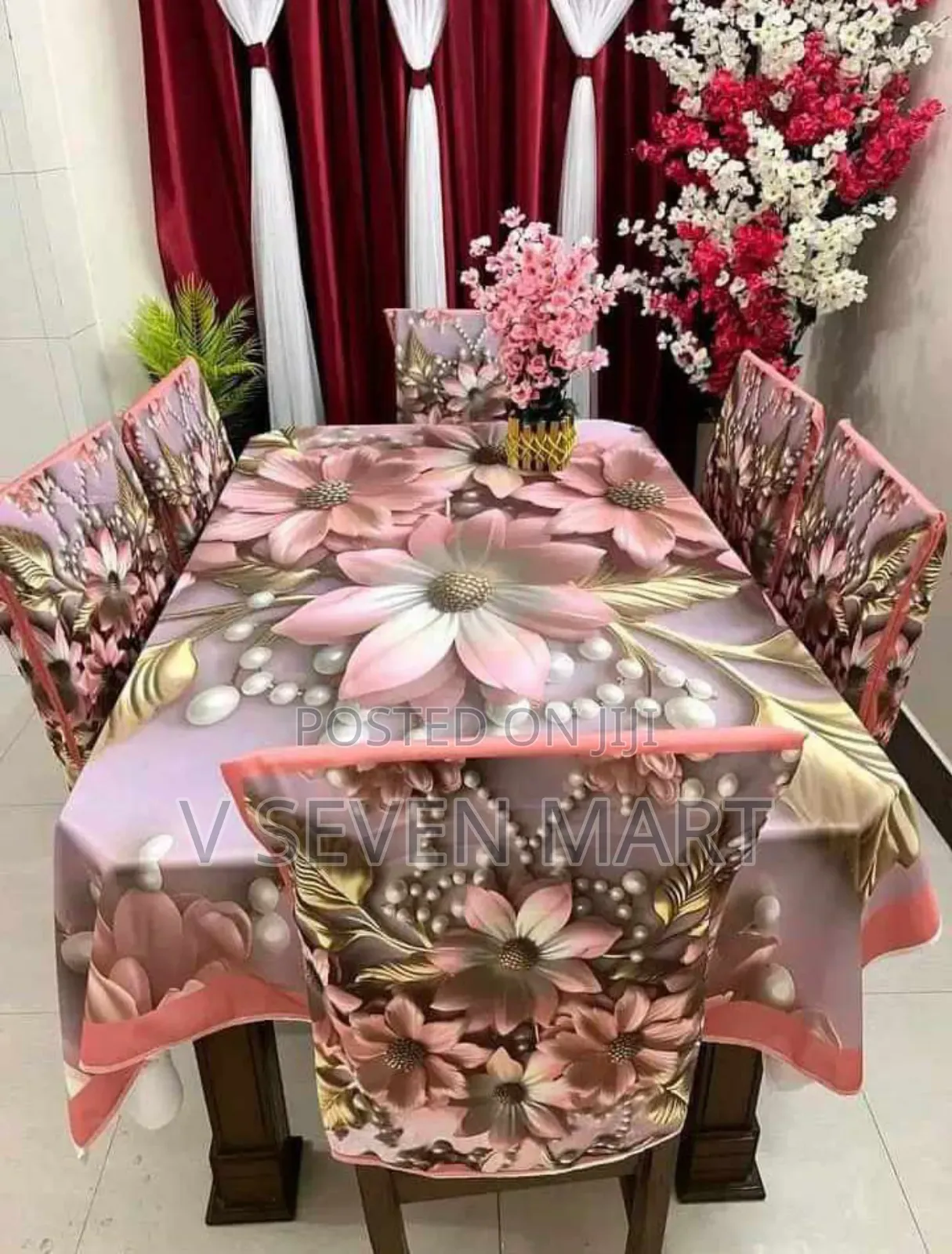 China Premium 3d Print Table Cloth Set