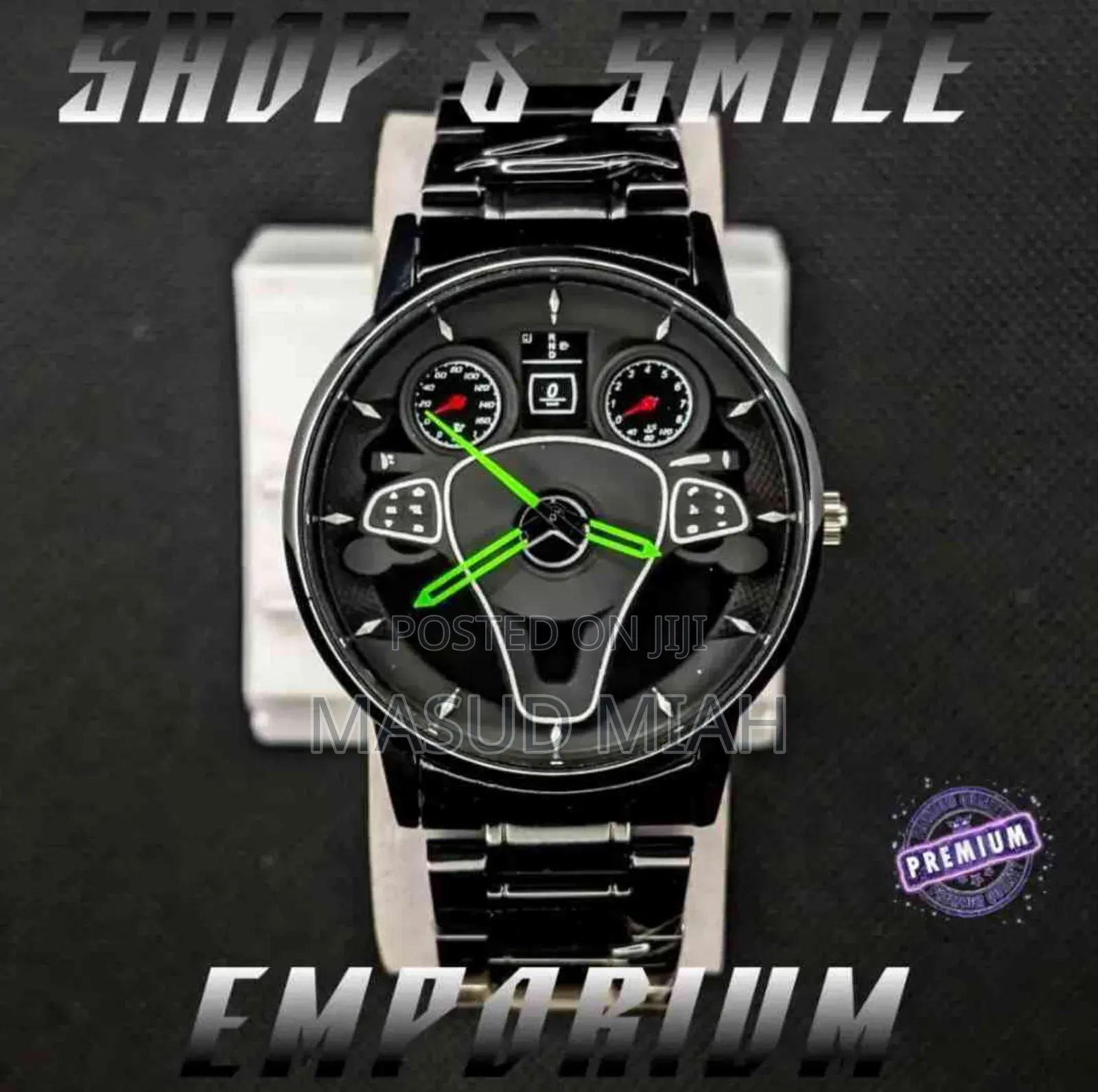 Premium High Quality Watch for Men With Black Strap.