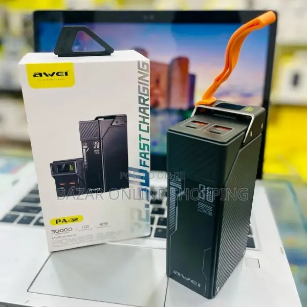 Awei Pa-32 30000mah 22.5w Fast Charging Power Bank