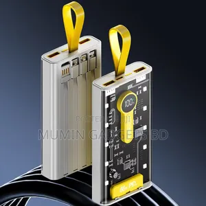 20000mah Power Bank With Cable 66w Fast Charging