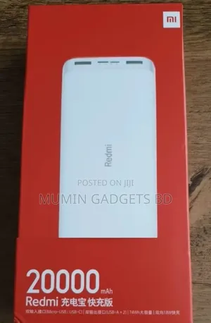 Xiaomi Redmi 20000mah 18w Qc3.0 Fast Charging Power Bank