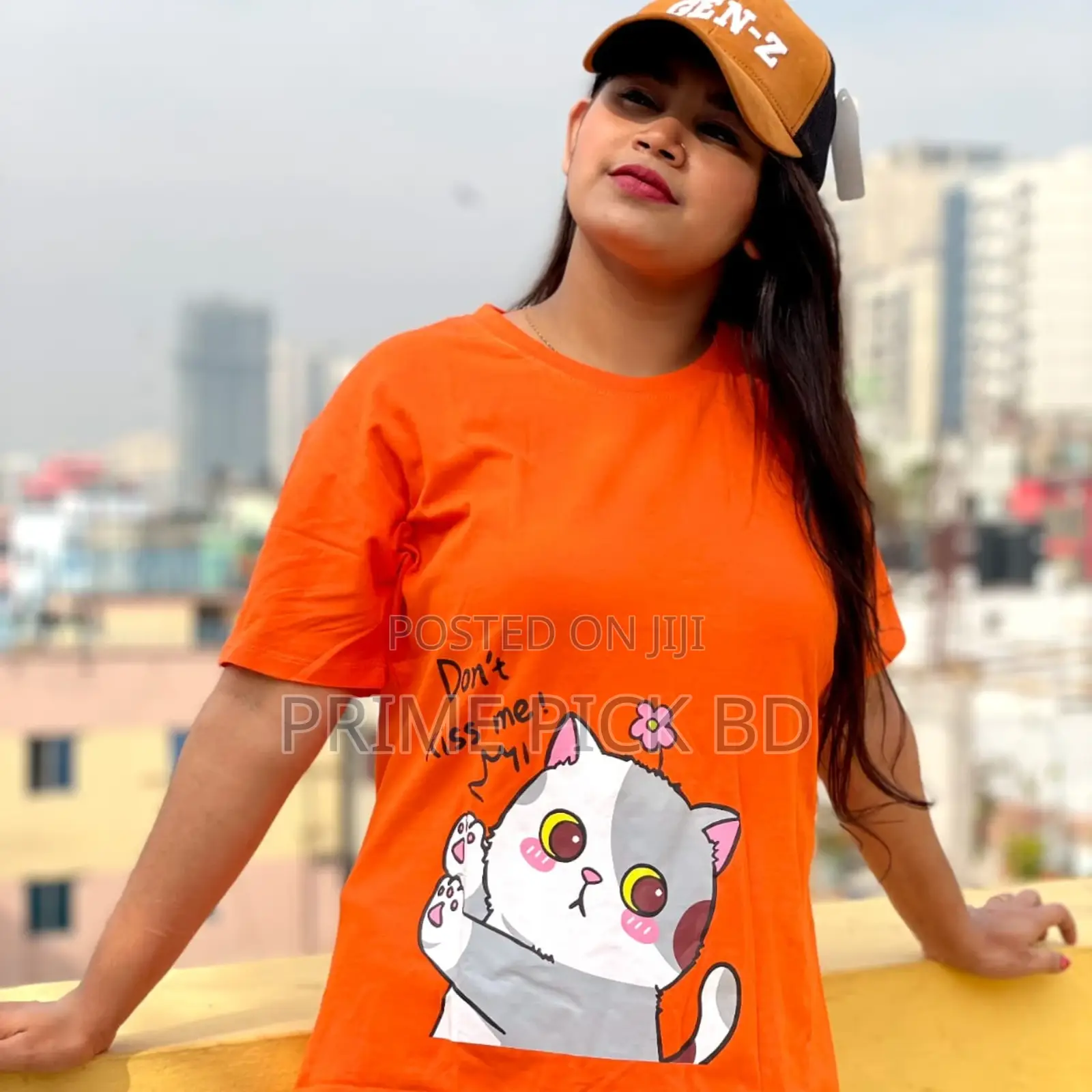 DTF Printed Ladies T-Shirt – Half Sleeve Regular Fit