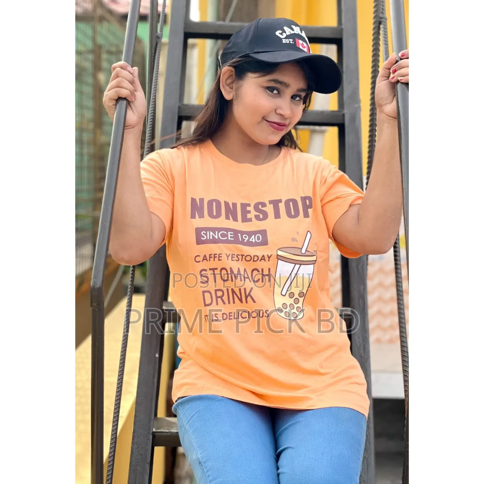 DTF Printed Ladies T-Shirt – Half Sleeve Regular Fit