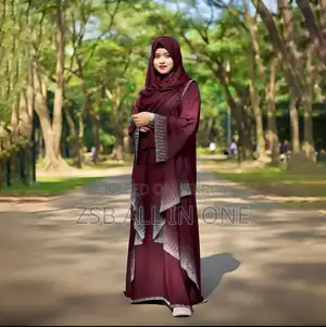 Premium Dubai Cherry Stone Borka New Update