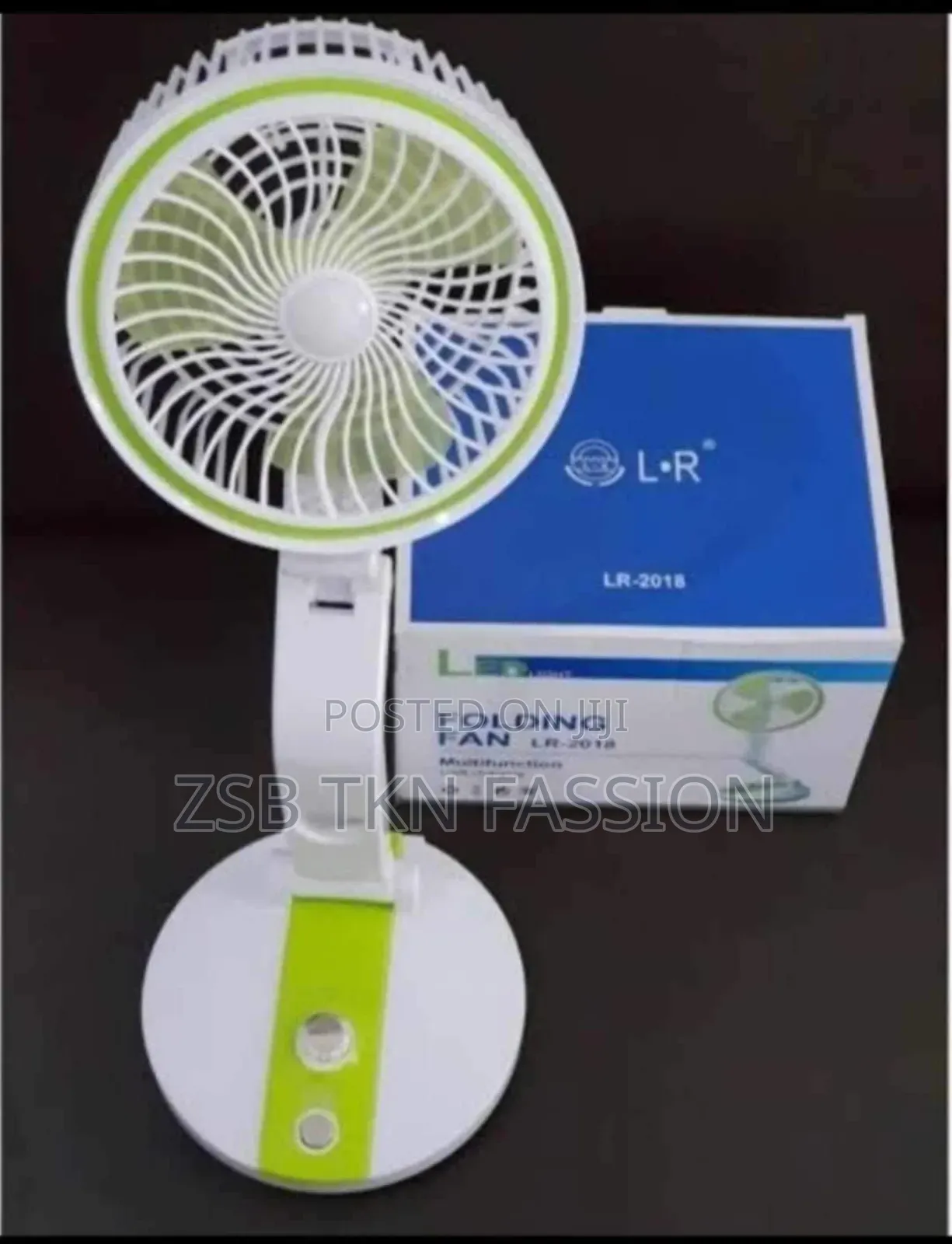 Folding Fan With Led Light