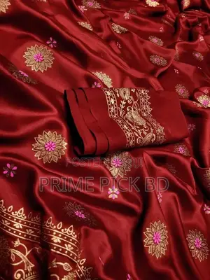 Premium Japani Silk Skin Print Saree With Matching Blouse