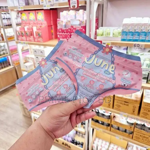 June Fresh Feminine Cleansing Premium Soap – 50g Ph Balanced