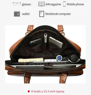 Amsburg Laptop Leather Bag