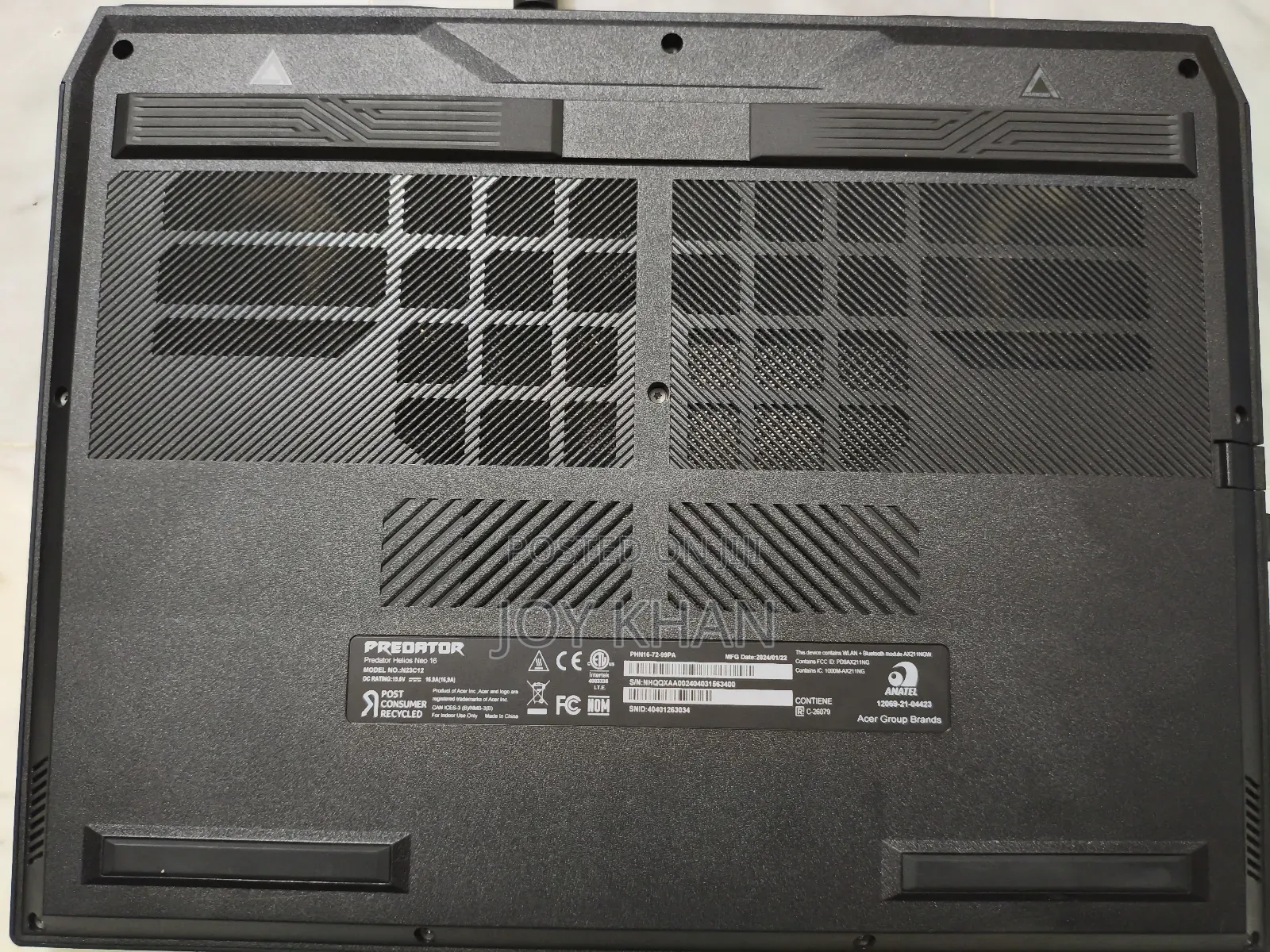 Laptop Acer Predator Helios Neo 16 16GB Intel Core I9 SSD 1T
