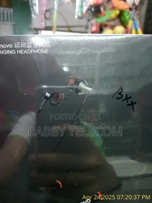 Photo - Lenovo Hanging Headphones দীর্ঘস্থায়ী ব্যাটারি আরামদায়ক