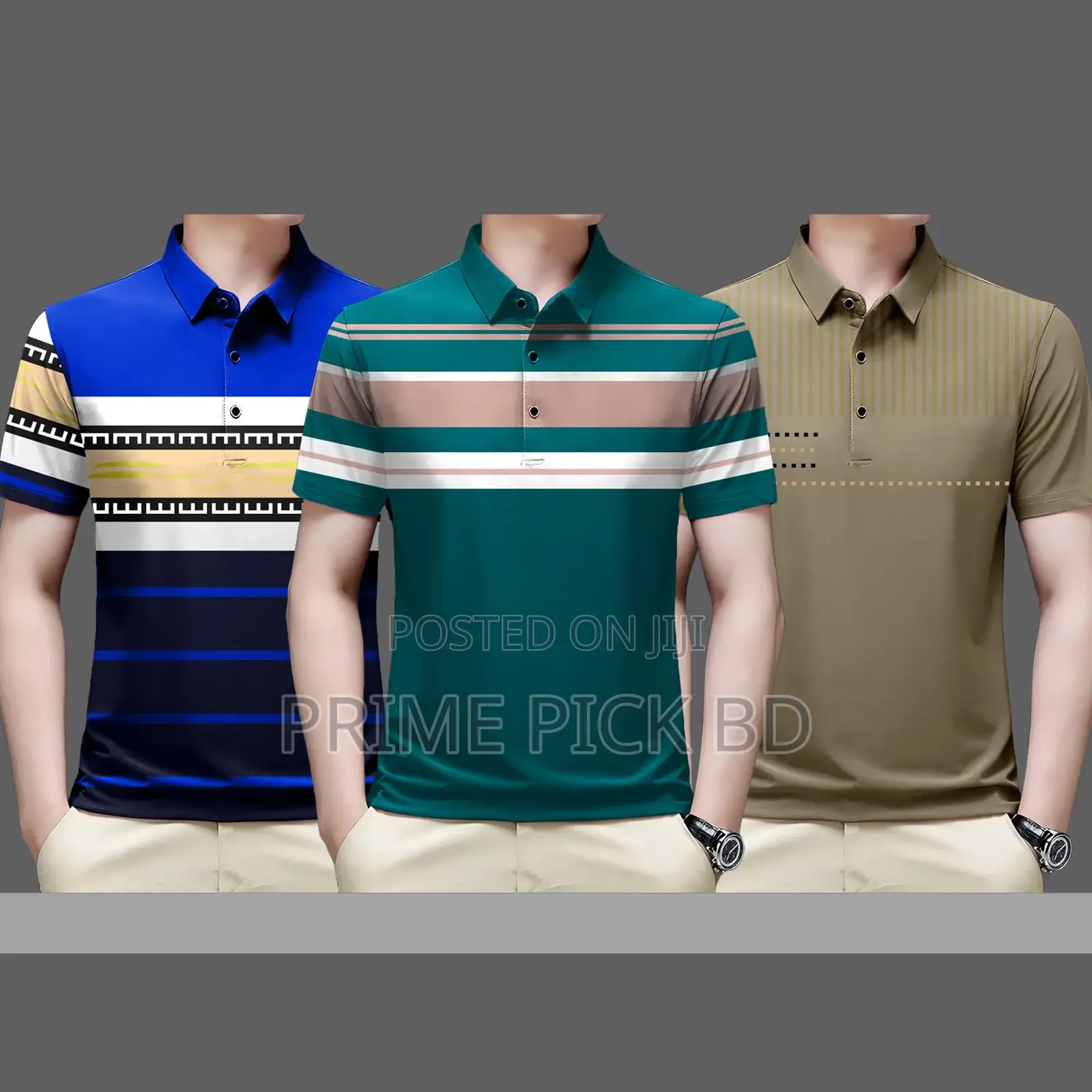 Stylish 3 PCS Polo Shirt Combo | ৩ পিস পলো শার্ট কম্বো