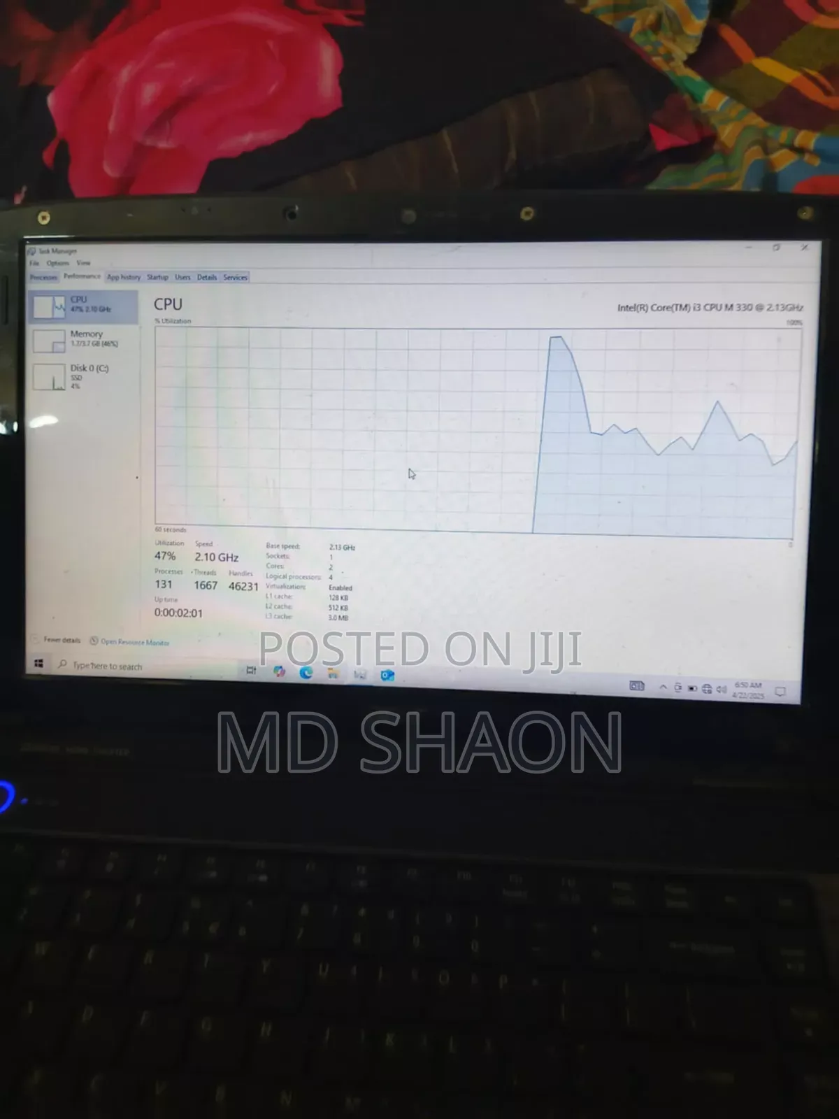 Laptop Acer Aspire 4740 4GB Intel Core I3 SSD 128GB