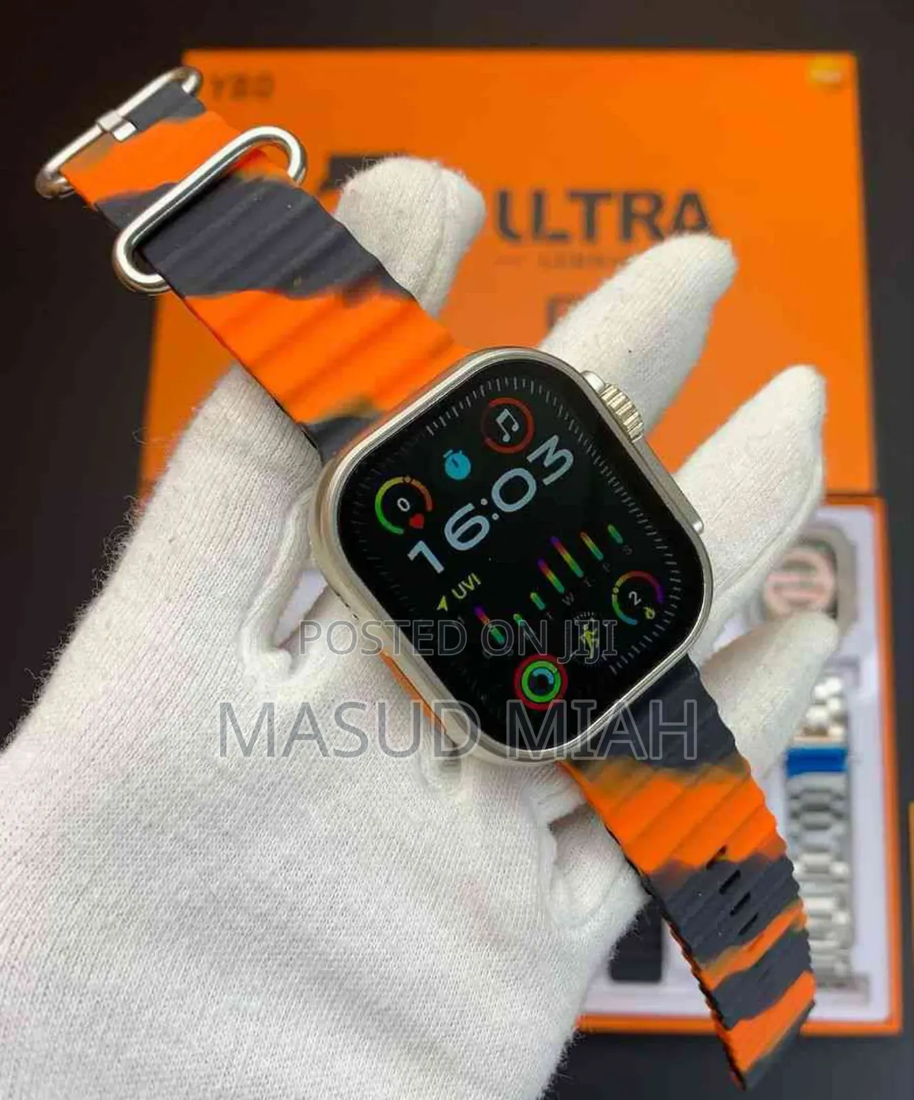 Y80 Ultra Smart Watch 8 in 1 Combo