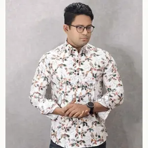 China Spandex Digital Print Casual Shirt for Men