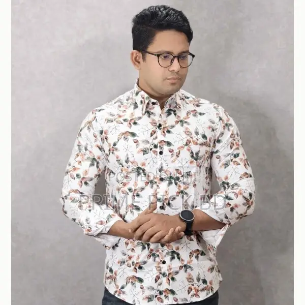 China Spandex Digital Print Casual Shirt for Men
