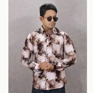 China Spandex Digital Print Casual Shirt for Men |