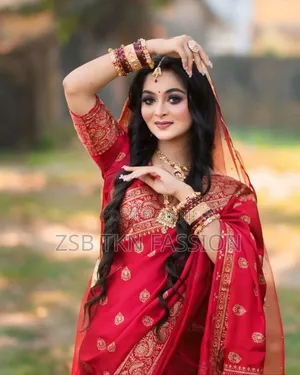 Premium Japanese Silk Saree Matching Blouse Piece.