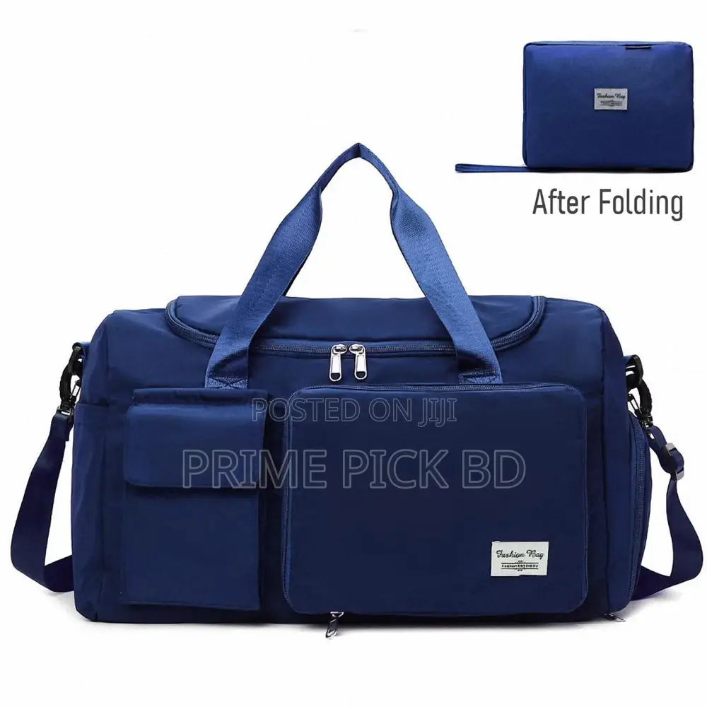 Fashionable Large Capacity Travel Gym Bag - Blue