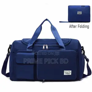Photo - Fashionable Large Capacity Travel Gym Bag - Blue