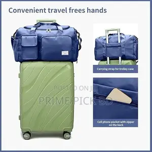 Fashionable Large Capacity Travel Gym Bag - Blue