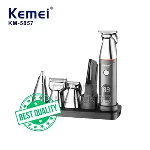 Kemei Km-5857 5 in 1 Professional Hair Trimmer in Bangladesh