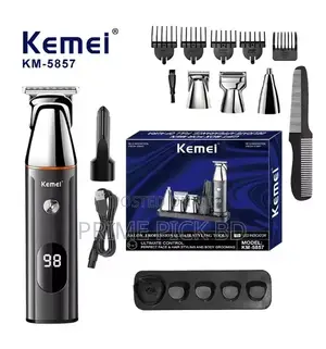 Kemei Km-5857 5 in 1 Professional Hair Trimmer in Bangladesh