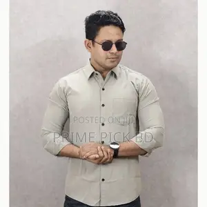 China Spandex Crap Fabric Casual Shirt
