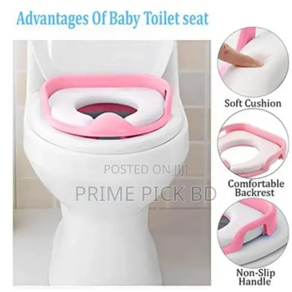 Baby Soft Washable Toilet Trainer Seat - Multi Color