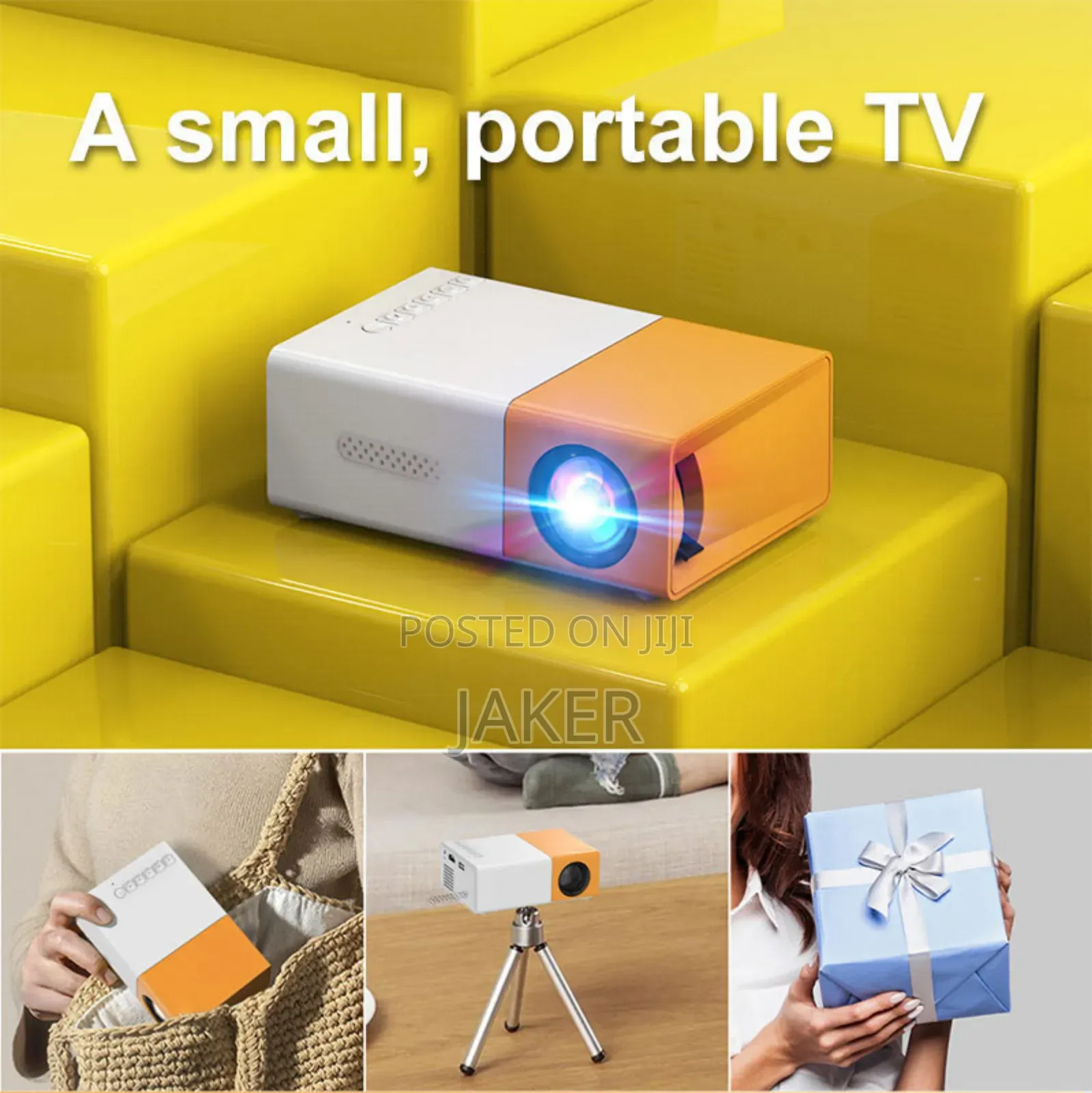 Mini Projector, Meer Portable Pico Full Color Led LCD Video
