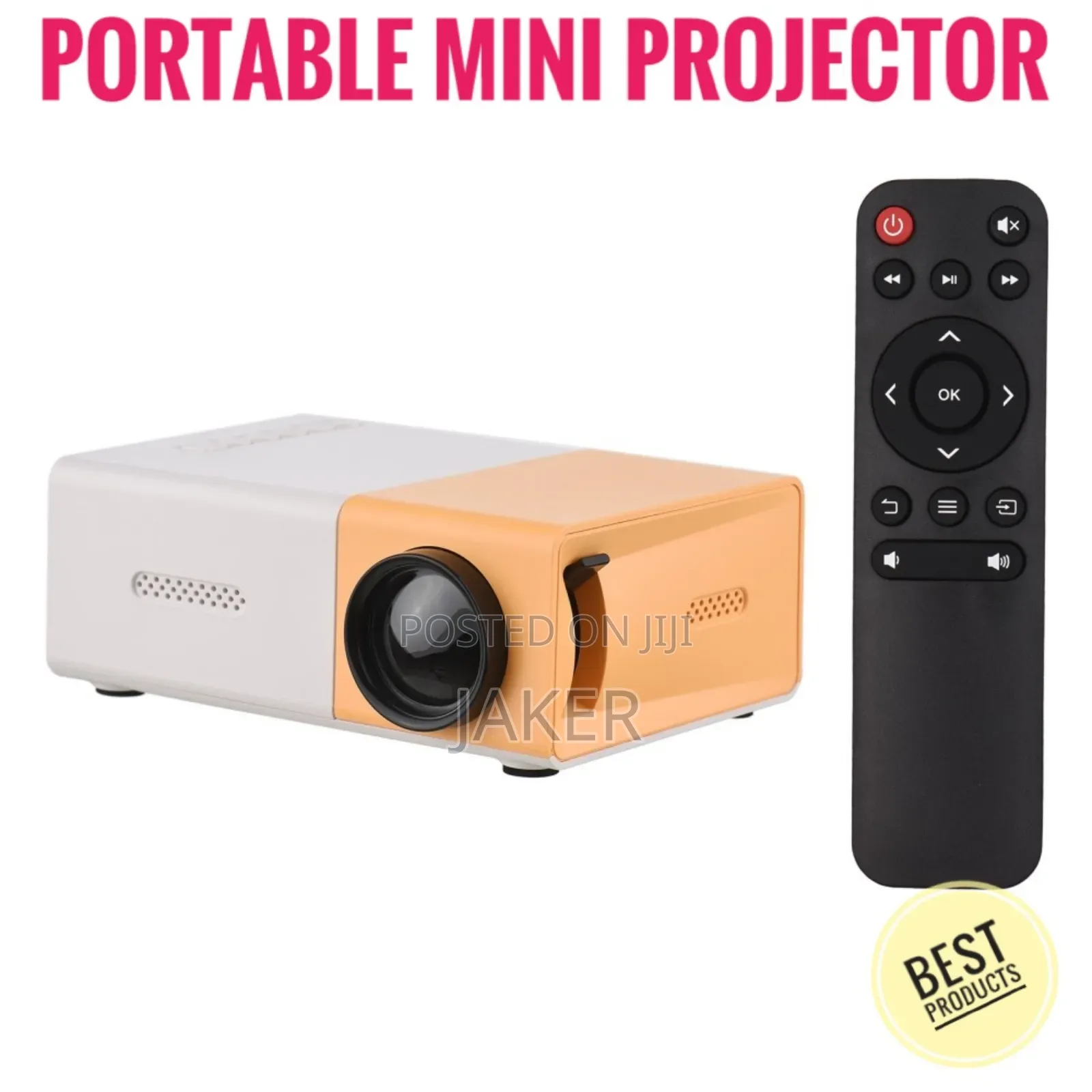 Mini Projector, Meer Portable Pico Full Color Led LCD Video