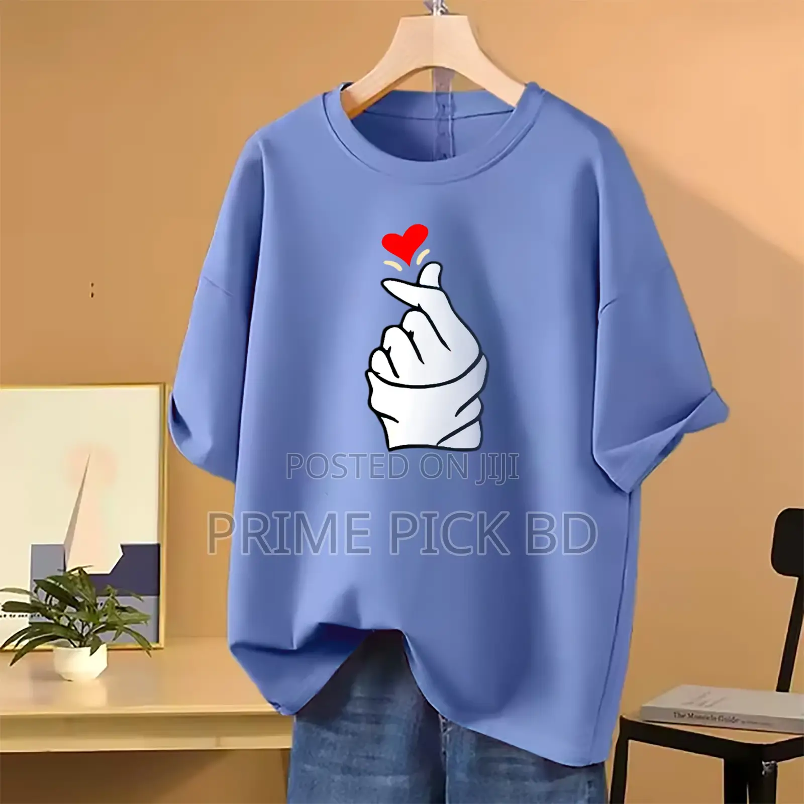 Lovely Drop Shoulder T-Shirt for Women