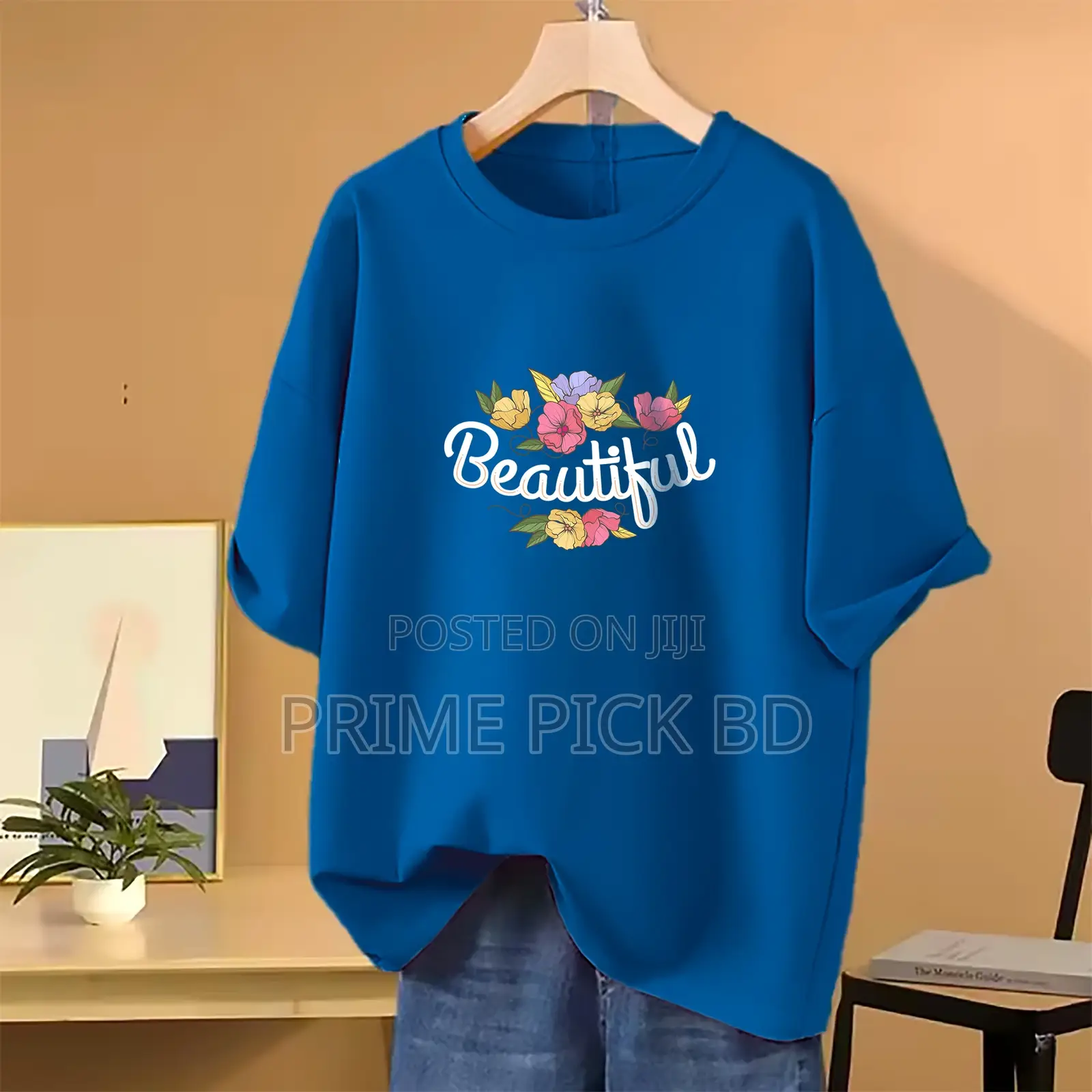 Lovely Drop Shoulder T-Shirt for Women