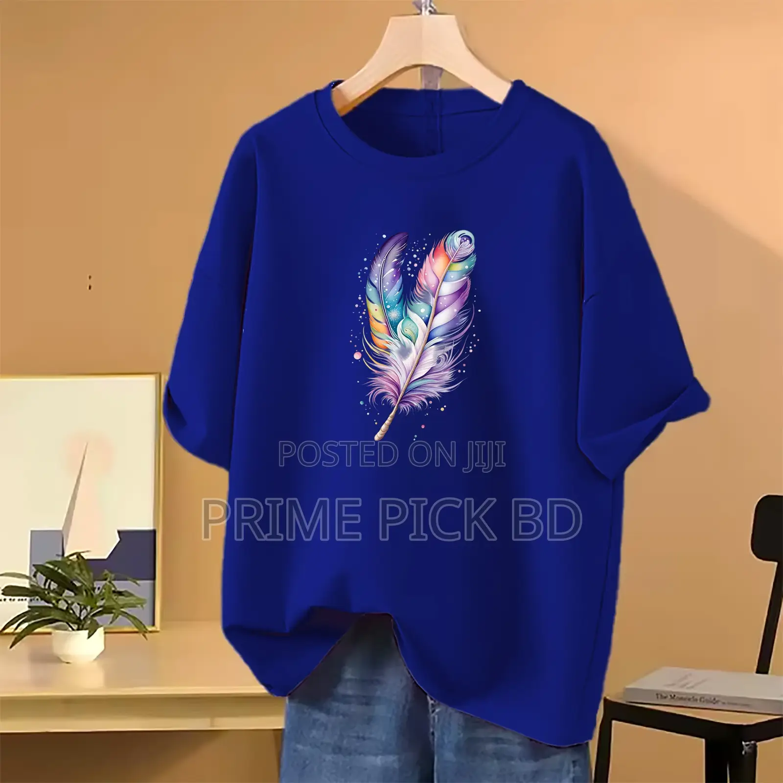 Lovely Drop Shoulder T-Shirt for Women